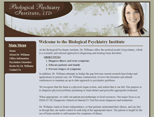 Tablet Screenshot of biopsychinstitute.com